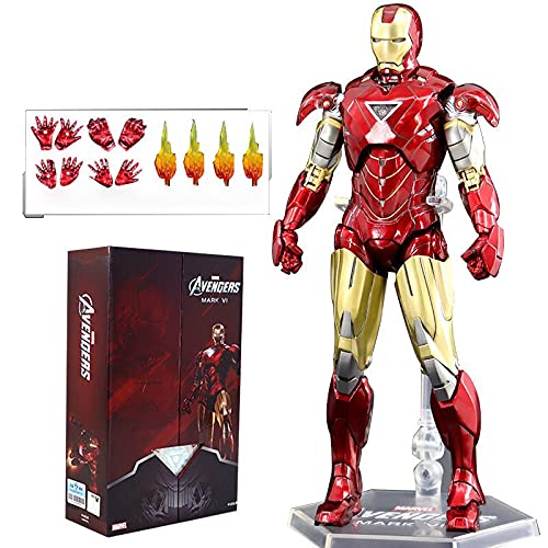 ZDTOYS 10th Anniversary 7 Inches Deluxe Collector Iron Man Action Figures MK6