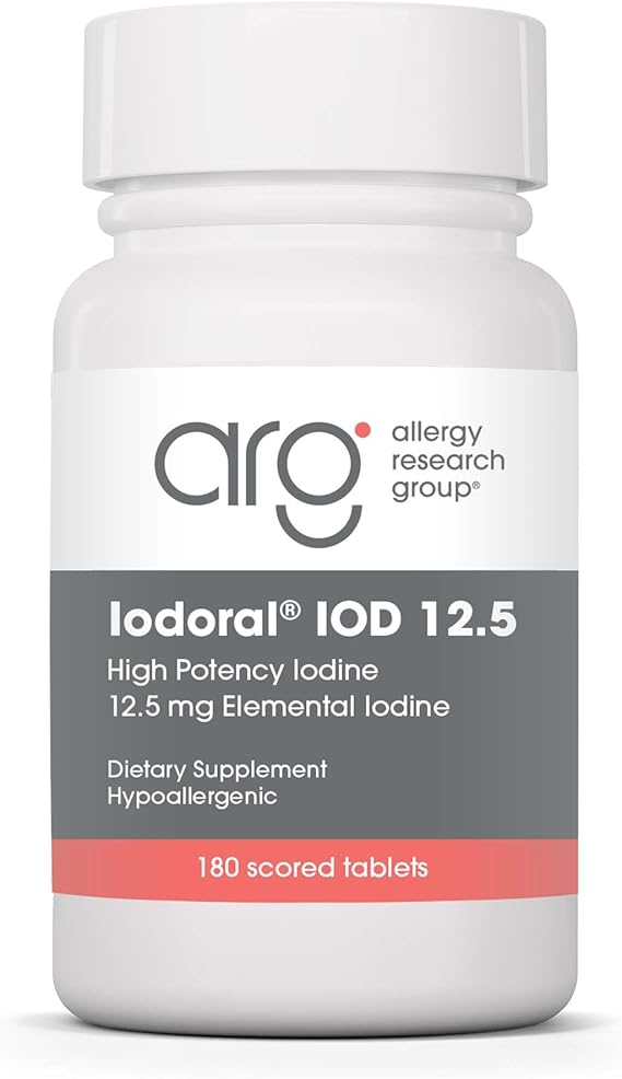 Optimox Iodoral, High Potency Iodine Potassium Iodide Thyroid Support Supplement, 180 Tablets