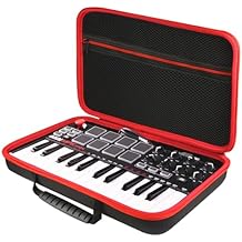 Carrying & Protective Case for Akai Professional MPK Mini MK3 & MKII | MPK Mini Play -25 Key USB MIDI Keyboard Controller (Case Only)