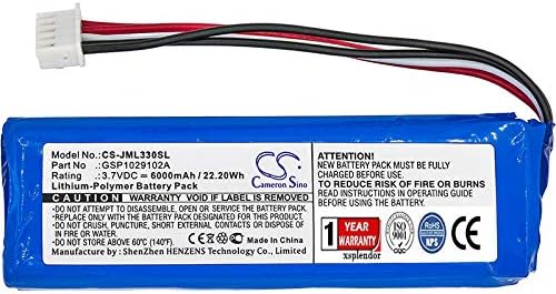 XPS Replacement Battery Compatible with JBL Charge 3 PN GSP1029102A
