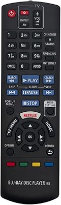 N2QAYB001147 Replace Remote Control Applicable for Panasonic Blu-ray Player DP-UB824 DP-UB9000 DP-UB420 DP-UB320 DMP-UB320 DMP-UB420 DMP-UB400 DMP-UB310 DMP-UB300